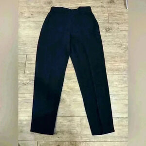 J.Crew Jamie Pants Womens Size 6T Pull On Elastic Waist Navy Blue Straight Leg